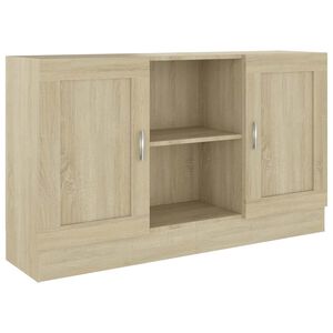 vidaXL Sideboard Sonoma-Eiche 120x30,5x70 cm Holzwerkstoff