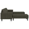 vidaXL Sofa Set Armeegrün Faux Wildleder