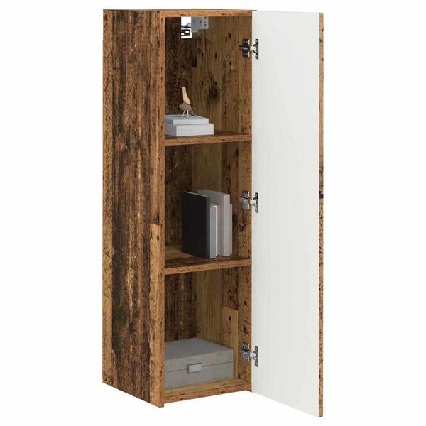 vidaXL TV-Wandschrank 2 pcs Altholz 30 x 31 x 100 cm Holzwerkstoff