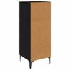 vidaXL Sideboard Schwarz Eichen-Optik 34,5 x 34 x 90 cm Holzwerkstoff