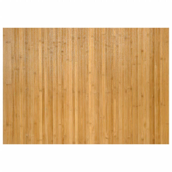 vidaXL Teppich Rechteckig Natur 70x100 cm Bambus