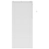 vidaXL Jalousie Wei&szlig; 100 x 250 cm 35 mm Massives Paulownia-Holz