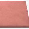vidaXL Wandkopfteilen 12 pcs Rosa 30 x 15 cm Samt