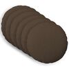 vidaXL Wurfkissen 6 stk. HEERLEN Taupe &Oslash; 30 cm Stoff