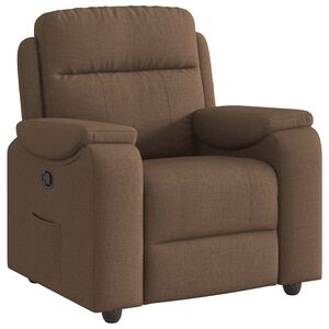vidaXL Relaxsessel Braun Stoff