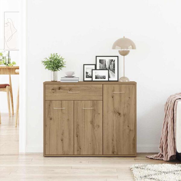 vidaXL Sideboard Artisan-Eiche 88x30x70 cm Holzwerkstoff