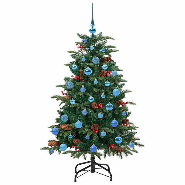 vidaXL K&uuml;nstlicher Weihnachtsbaum mit 150 LEDs mit St&auml;nder Gr&uuml;n 150 cm