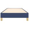 vidaXL Boxspringbettgestell Blau 100x200 cm Stoff