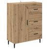vidaXL Highboard mit Schubladen 2 pcs Artisan-Eiche Holzwerkstoff