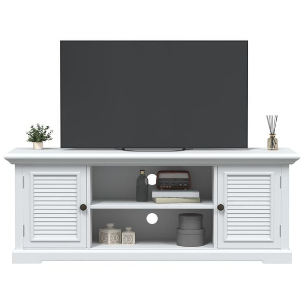 vidaXL TV-Schrank Weiß 110x30x41 cm Holzwerkstoff