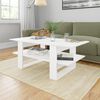 vidaXL Couchtisch Weiß 110x55x42 cm Holzwerkstoff