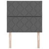 vidaXL Kopfteil Grau 100 cm Stoff
