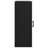 vidaXL Wandschrank Schwarz Eichen-Optik 34,5 x 34 x 90 cm