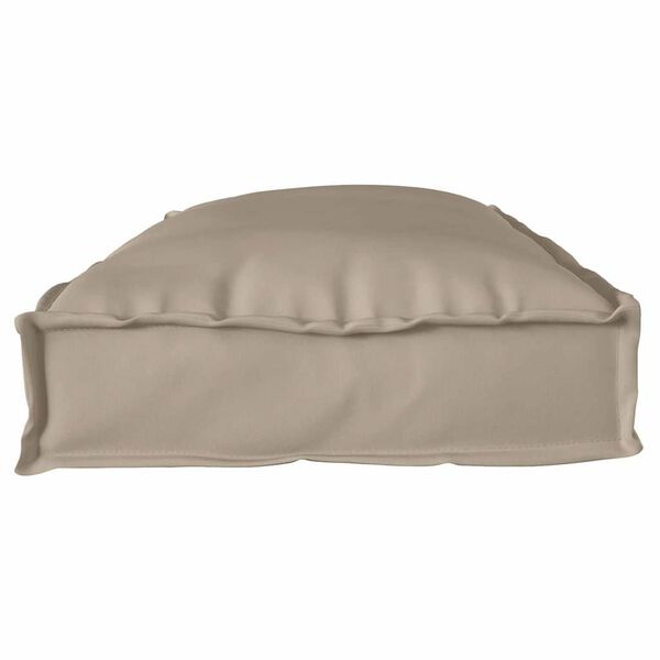 vidaXL Kissen Taupe 100 x 40 x 8 cm Oxford-Stoff
