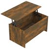 vidaXL Couchtisch R&auml;uchereiche 102x55,5x52,5 cm Holzwerkstoff