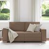 vidaXL Sofa Cappuccino 180 x 80 x 84 cm Stoff