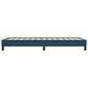 vidaXL Boxspringbett ohne Matratze Dunkelblau 90x210 cm Samt