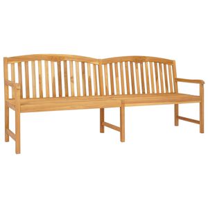 vidaXL Handgefertigte Rosenbank 228 x 60 x 90 cm Massivholz Teak Natur