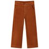 vidaXL Kinderhose Cord Cognac 92