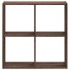 vidaXL Bücherregal Braun Eichen-Optik 68,5x32x68,5 cm Holzwerkstoff