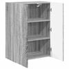 vidaXL TV-Wandschrank Graues Sonoma 59,5 x 31 x 80 cm Holzwerkstoff