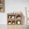 vidaXL Sideboard Artisan-Eiche 80,5 x 35 x 59 cm Holzwerkstoff