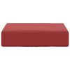 vidaXL Sitzkissen f&uuml;r Outdoor Weinrot 40 x 40 x 8 cm 100 % Polyester
