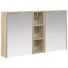 vidaXL Badezimmerschrank-Set 3 stk. 106 x 16 x 62,5 cm Holzwerkstoff