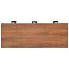 vidaXL Schreibtisch 110x40x75 cm Massivholz Teak