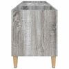 vidaXL Plattenschrank Grau Sonoma 121x38x48 cm Holzwerkstoff