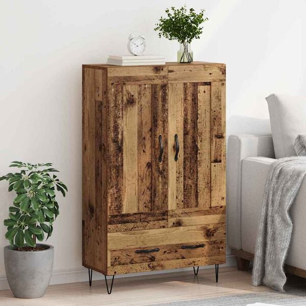 vidaXL Highboard Altholz 69,5 x 31 x 115 cm Holzwerkstoff