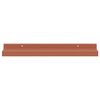 vidaXL Wandregal mit Regal 4 pcs Rot 40 x 9 x 3 cm Holzwerkstoff