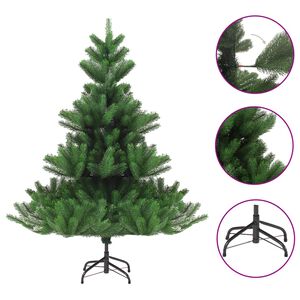 vidaXL K&uuml;nstlicher Weihnachtsbaum Nordmanntanne Gr&uuml;n 210 cm