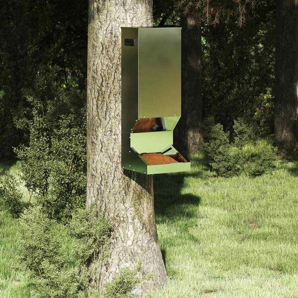 vidaXL Rehf&uuml;tterer Silber 28 x 30 x 80 cm Verzinkter Stahl