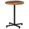 vidaXL Bistrotisch Rund &Oslash;60x75 cm Altholz Massiv