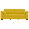 vidaXL 3-Sitzer-Sofa Gelb 220x77x82 cm Samt