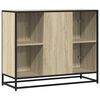 vidaXL Sideboard Sonoma-Eiche 92x35x76 cm Holzwerkstoff