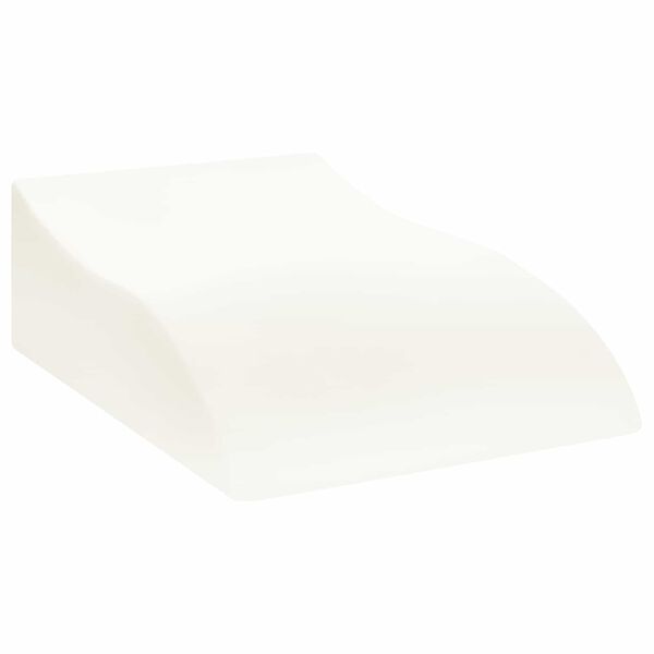 vidaXL Beinkissen Wei&szlig; 68 x 40 x 21,5 cm