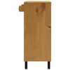 vidaXL Bartisch FLAM 92x45x110 cm Massivholz Kiefer