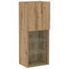 vidaXL TV-Schrankset Artisan-Eiche 40,5 x 30 x 102 cm Holzwerkstoff