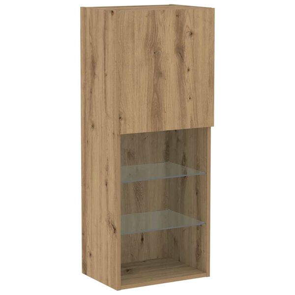 vidaXL TV-Schrankset Artisan-Eiche 40,5 x 30 x 102 cm Holzwerkstoff