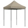vidaXL Party-Zelt Taupe 200 x 200 x 306 cm Oxford-Stoff