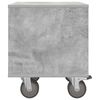 vidaXL Nachttisch 2 pcs Beton Grau 40,5 x 40 x 48 cm Holzwerkstoff