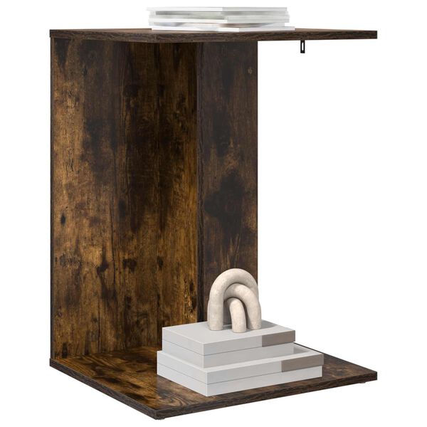 vidaXL Beistelltisch Ger&auml;ucherte Eiche 45 x 40 x 62,5 cm Holzwerkstoff