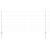 vidaXL Zaun mit Pfosten Silber 1 x 25 m Stahl