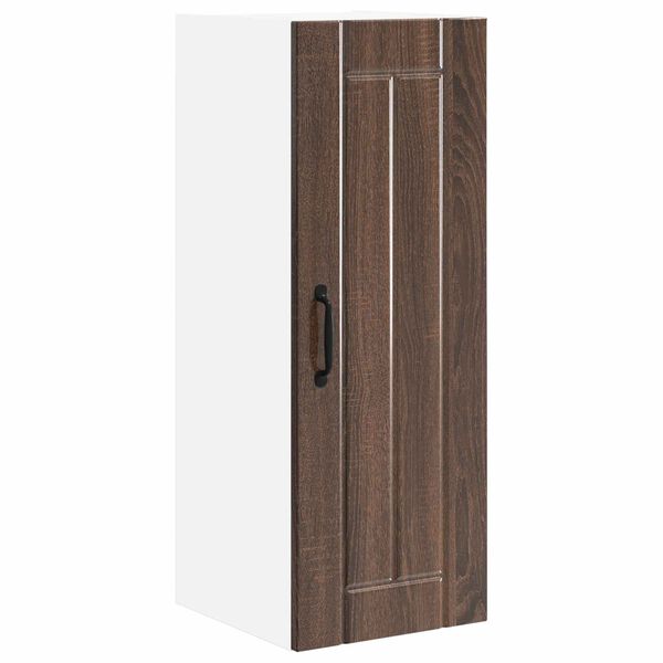 vidaXL K&uuml;chenschrank Braun Eichen-Optik 30 x 31 x 80 cm Holzwerkstoff