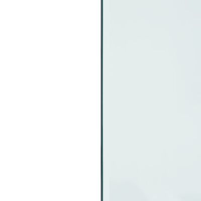 vidaXL Kaminofen Glasplatte Rechteckig 120x60 cm