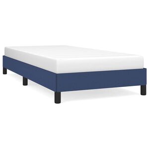 vidaXL Bettgestell ohne Matratze Blau 80x200 cm Stoff
