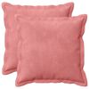 vidaXL Kissenbezug 2 pcs HOUTEN Rosa 35 x 35 cm Samt