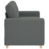 vidaXL Zweisitzer-Sofa Dunkelgrau 160x77x82 cm Stoff